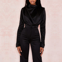 Load image into Gallery viewer, ADYCE 2020 New Summer Women Casual Long Sleeve Black Pink Bodysuit Sexy O Neck Skinny Jumpsuit Romper Fashion One Piece Bodysuit